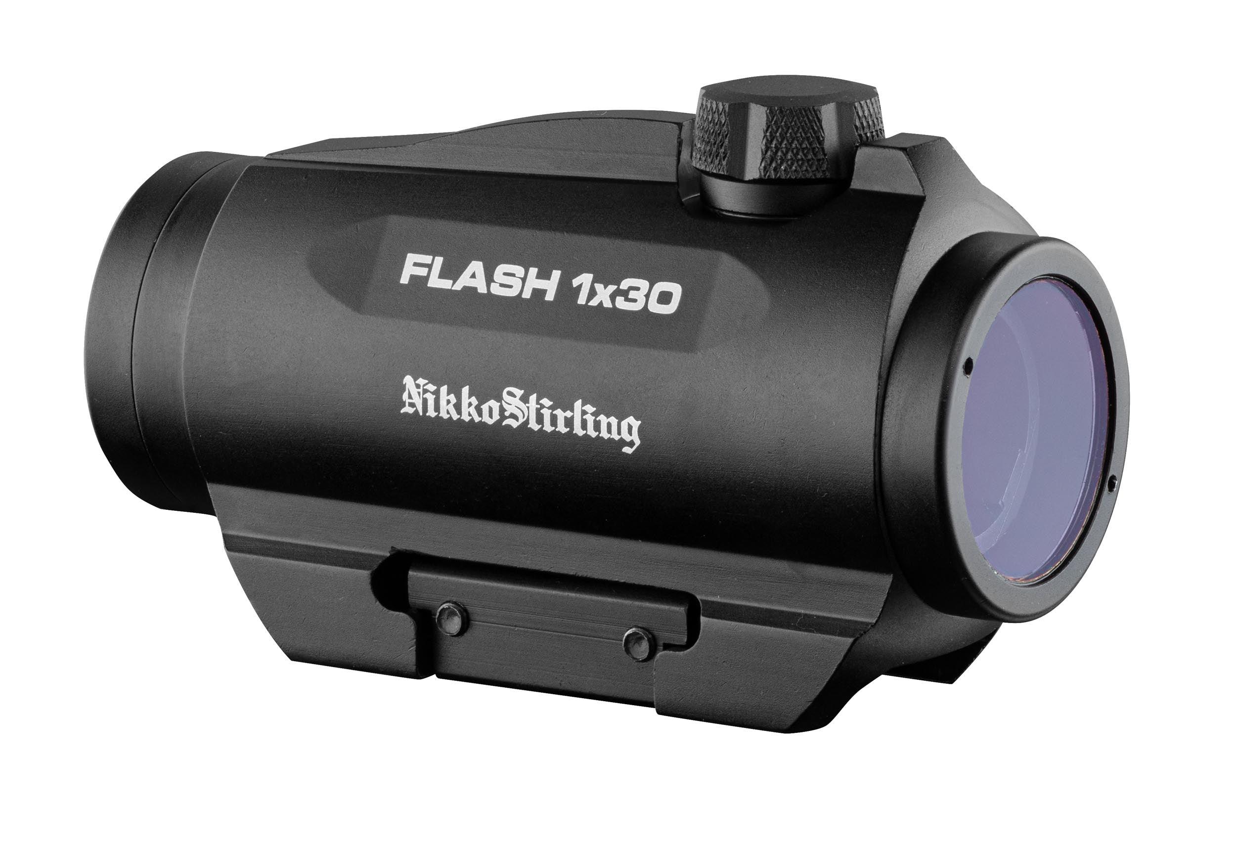 NIKKO STIRLING FLASH 1X30 RED DOT SIGHT 3MOA DOT - NeonSales {{ shop.shopifyCountryName }}