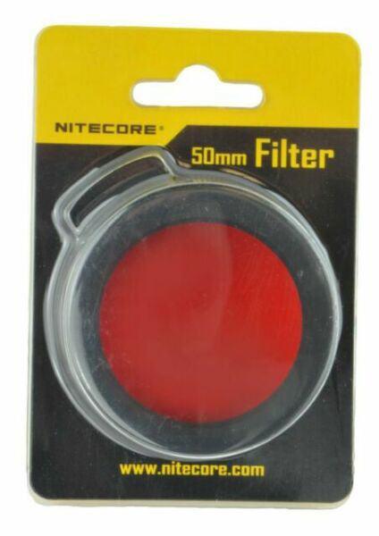 NITECORE 50MM FILTER - RED - NeonSales South Africa