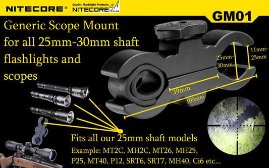 NITECORE GM01 SCOPE MOUNT - NeonSales {{ shop.shopifyCountryName }}