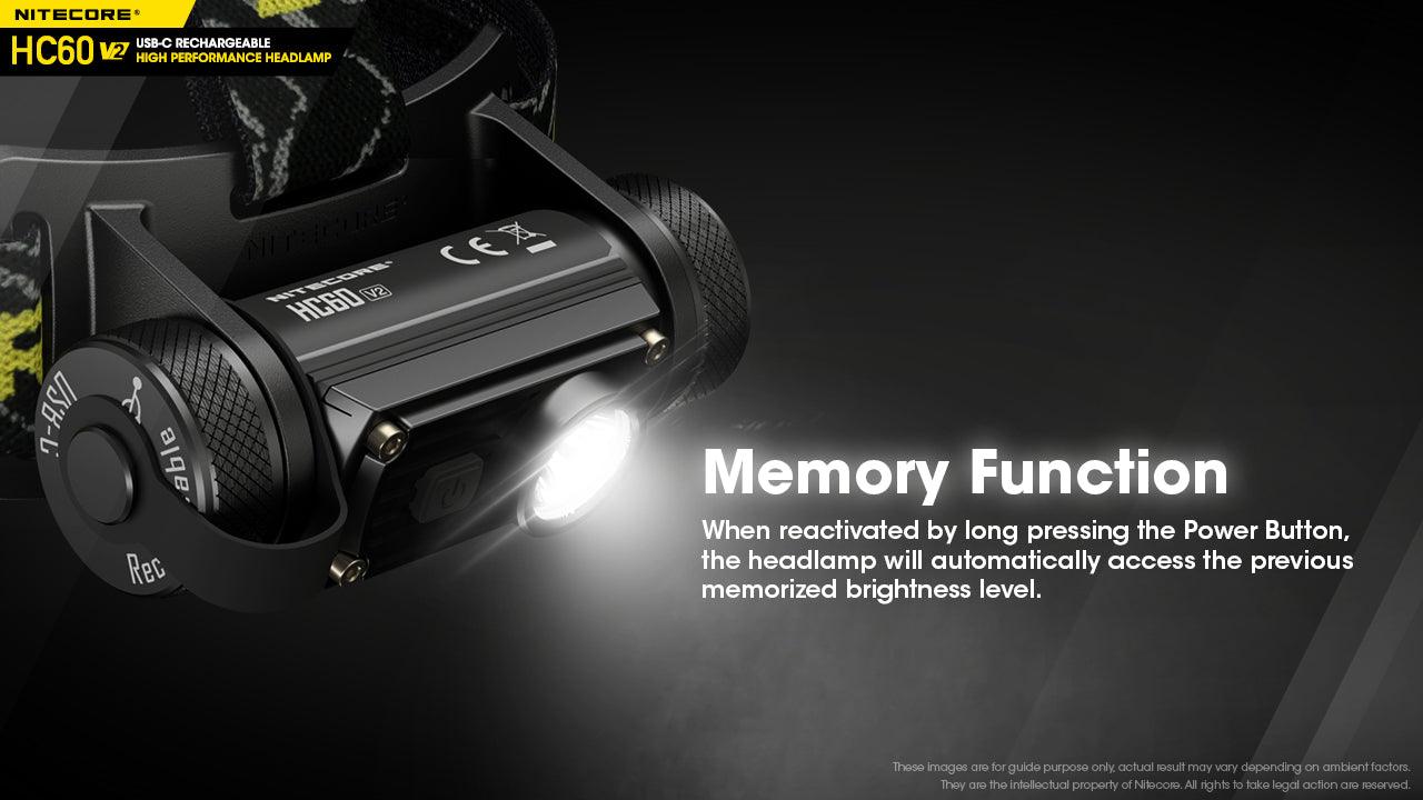 NITECORE HC60v2 HEADLAMP + 3400MAH BATTERY + CABLE - NeonSales {{ shop.shopifyCountryName }}