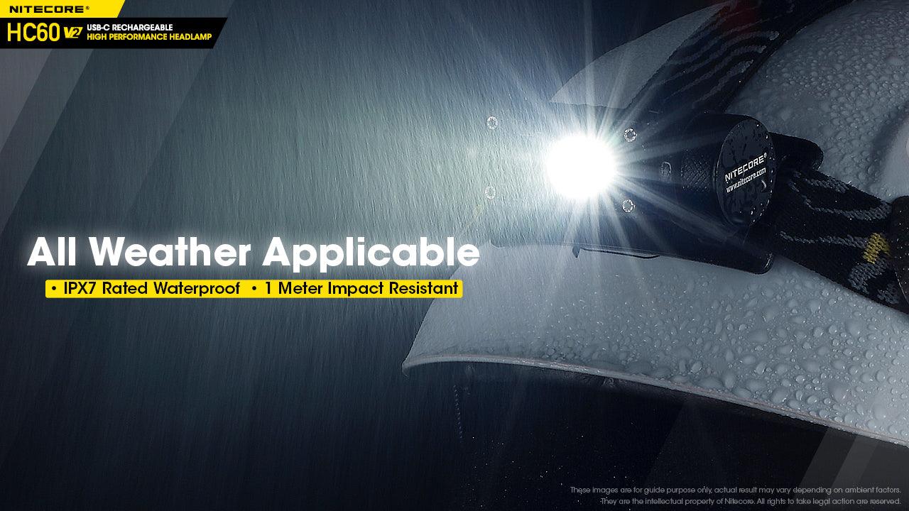 NITECORE HC60v2 HEADLAMP + 3400MAH BATTERY + CABLE - NeonSales {{ shop.shopifyCountryName }}