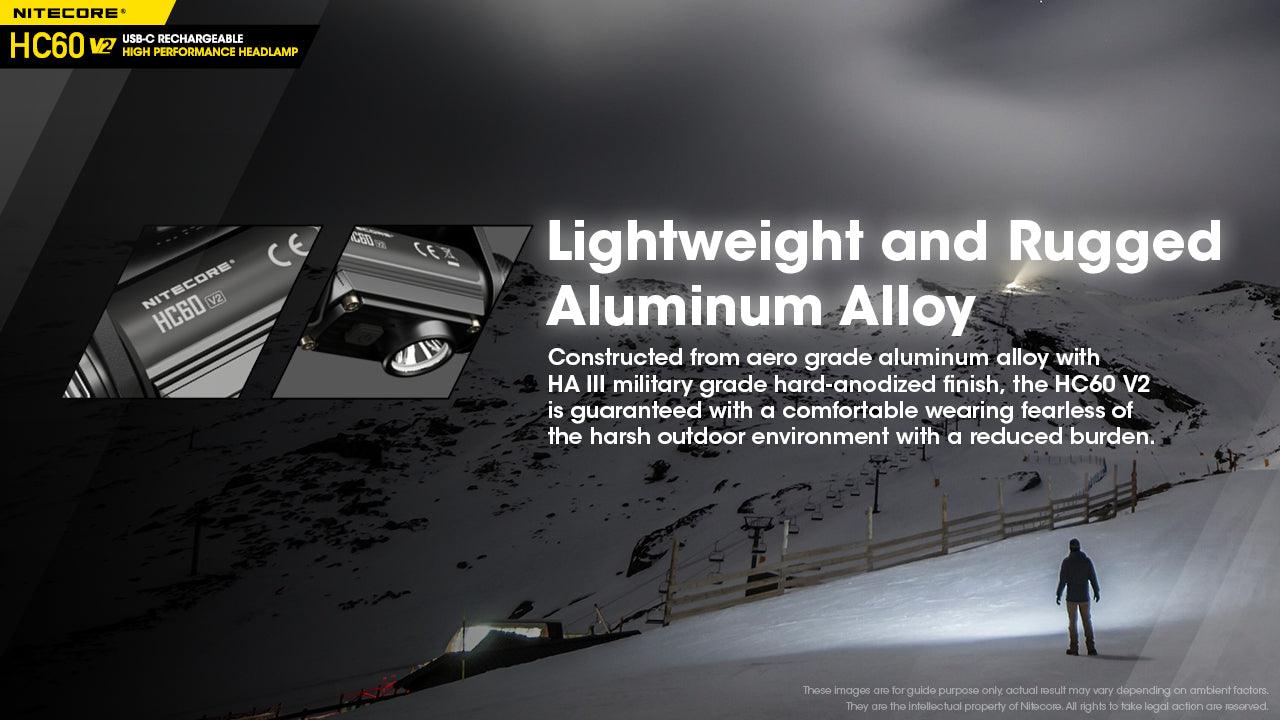 NITECORE HC60v2 HEADLAMP + 3400MAH BATTERY + CABLE - NeonSales {{ shop.shopifyCountryName }}