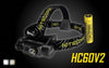 NITECORE HC60v2 HEADLAMP + 3400MAH BATTERY + CABLE - NeonSales South Africa