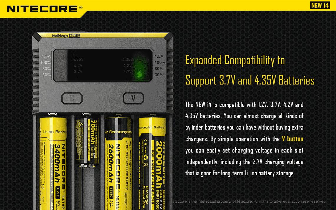NITECORE NEW I4 CHARGER - NeonSales {{ shop.shopifyCountryName }}