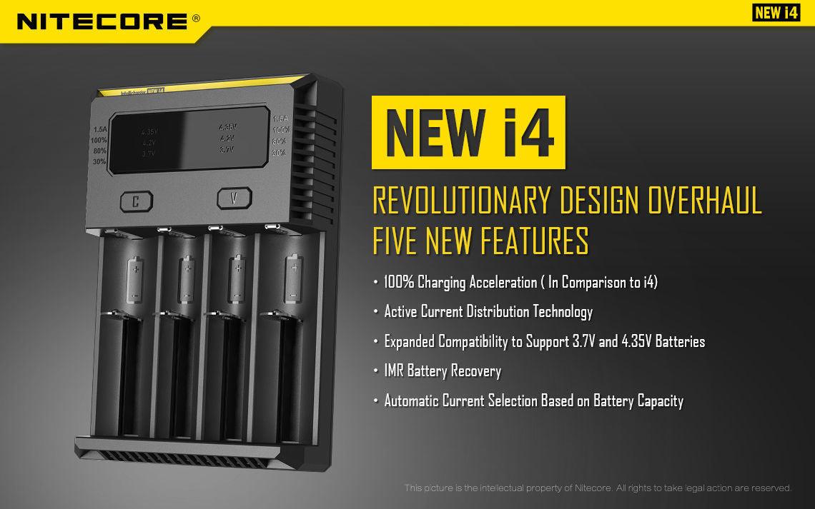 NITECORE NEW I4 CHARGER - NeonSales South Africa