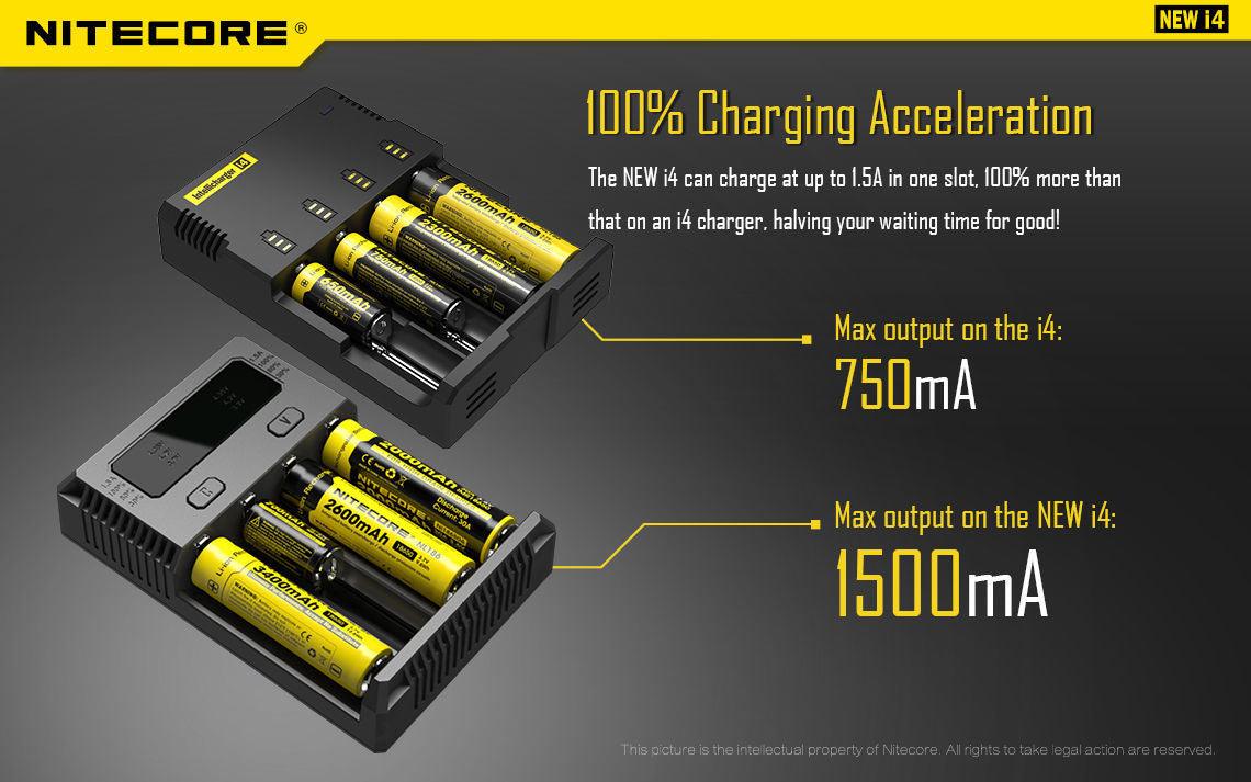 NITECORE NEW I4 CHARGER - NeonSales South Africa
