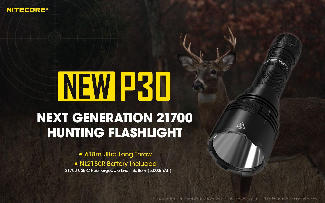 NITECORE NEW P30 1000 LUMEN HUNTING FLASHLIGHT - NeonSales South Africa