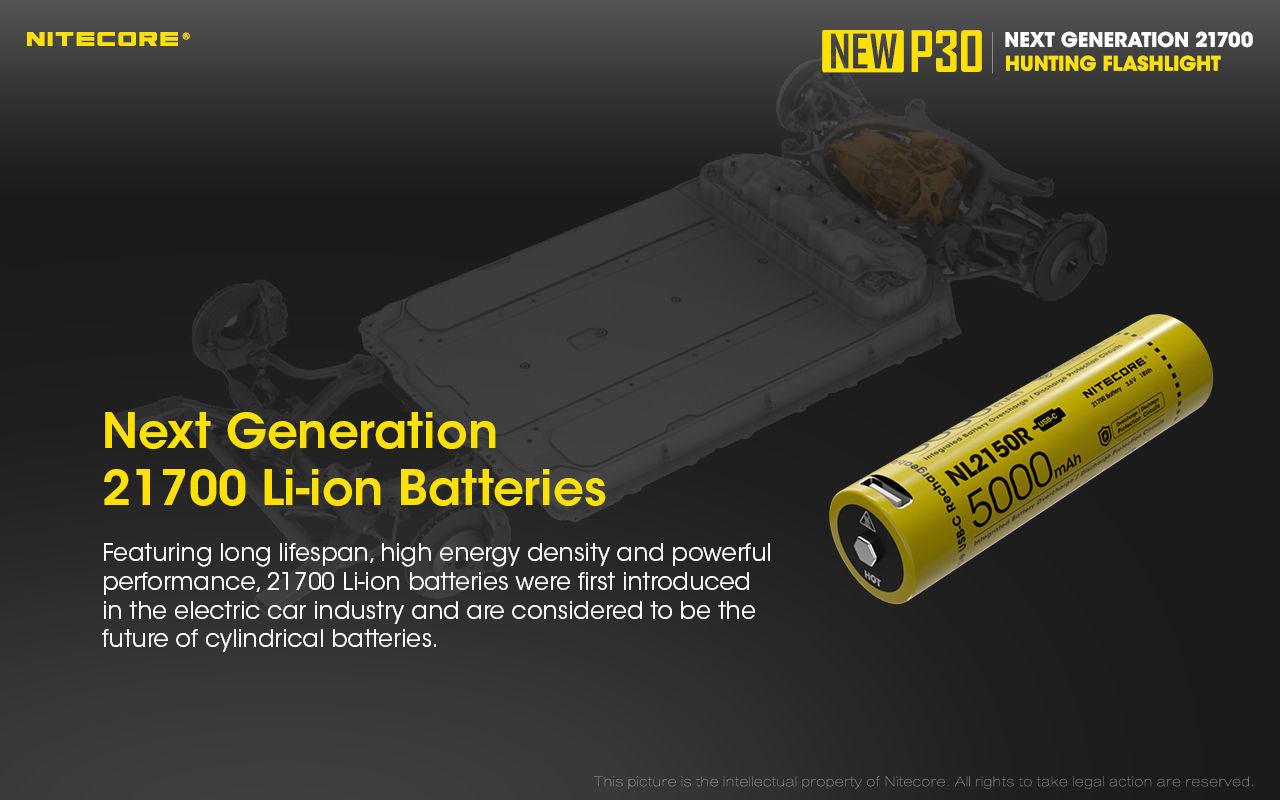 NITECORE NEW P30 1000 LUMEN HUNTING FLASHLIGHT - NeonSales South Africa