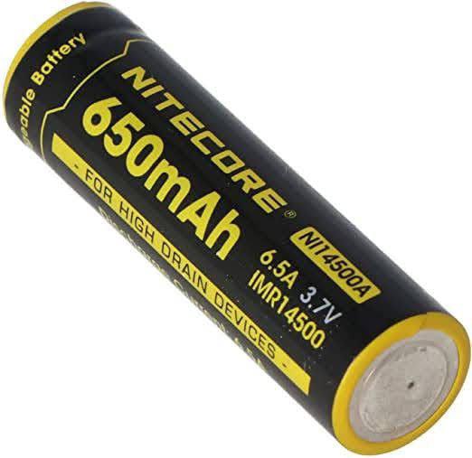 NITECORE NI14500A RECHARGE 3.7V BATTERY 850MAH - NeonSales {{ shop.shopifyCountryName }}