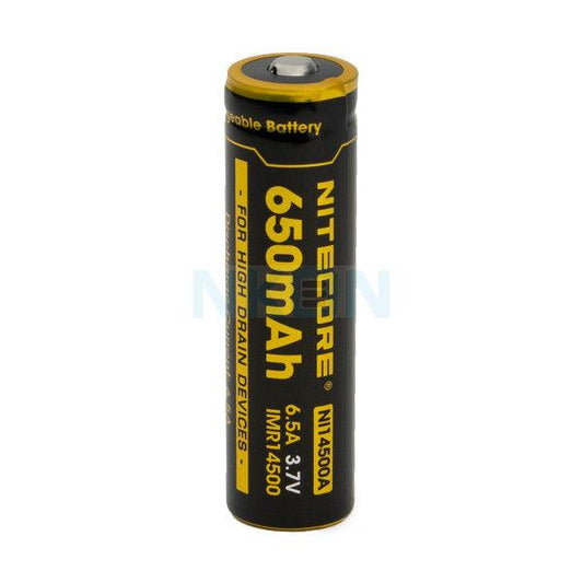 NITECORE NI14500A RECHARGE. BATTERY - 3.7V 650MAH - NeonSales {{ shop.shopifyCountryName }}