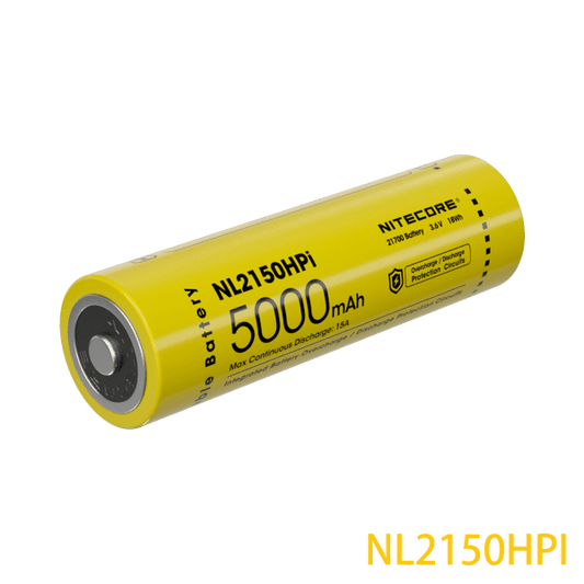 NITECORE NL2150HPI, 21700 BATTERY, 5000 MAH, 15A - NeonSales {{ shop.shopifyCountryName }}