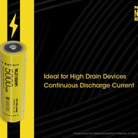 NITECORE NL2150HPI, 21700 BATTERY, 5000 MAH, 15A - NeonSales {{ shop.shopifyCountryName }}