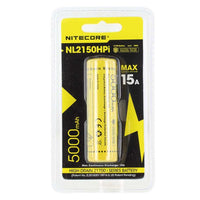 NITECORE NL2150HPI, 21700 BATTERY, 5000 MAH, 15A - NeonSales {{ shop.shopifyCountryName }}