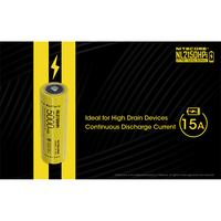 NITECORE NL2150HPI, 21700 BATTERY, 5000 MAH, 15A - NeonSales {{ shop.shopifyCountryName }}