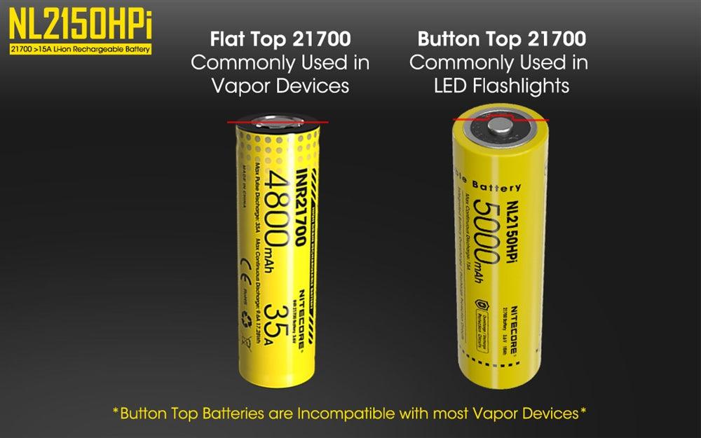 NITECORE NL2150HPI, 21700 BATTERY, 5000 MAH, 15A - NeonSales South Africa