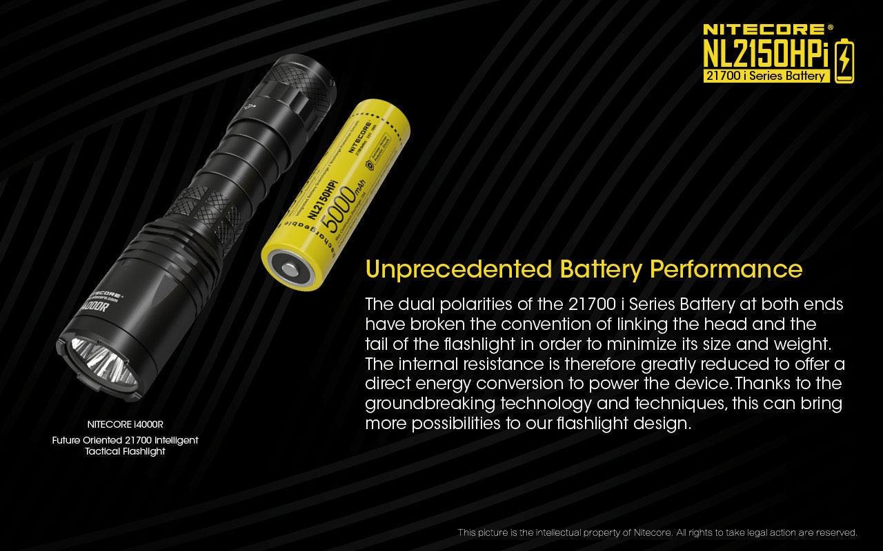 NITECORE NL2150HPI, 21700 BATTERY, 5000 MAH, 15A - NeonSales South Africa