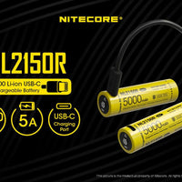 NITECORE NL2150R USB RECHARGABLE BATTERY 5000MAH - NeonSales {{ shop.shopifyCountryName }}