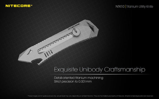 NITECORE NTK10 TITANIUM UTILITY KNIFE - NeonSales {{ shop.shopifyCountryName }}