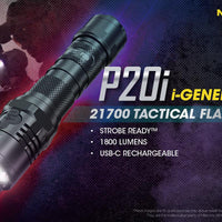 NITECORE P20i - 1800 LUMEN TACTICAL FLASHLIGHT - NeonSales {{ shop.shopifyCountryName }}