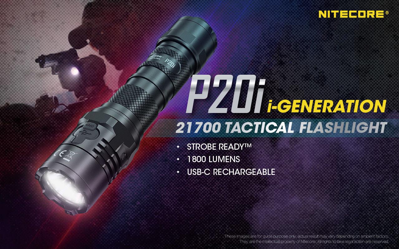 NITECORE P20i - 1800 LUMEN TACTICAL FLASHLIGHT - NeonSales {{ shop.shopifyCountryName }}