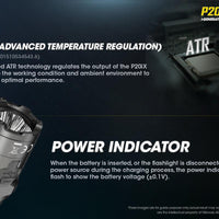 NITECORE P20iX TORCH + 5000MAH BATTERY + CABLE - NeonSales {{ shop.shopifyCountryName }}