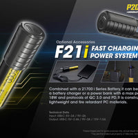 NITECORE P20iX TORCH + 5000MAH BATTERY + CABLE - NeonSales {{ shop.shopifyCountryName }}