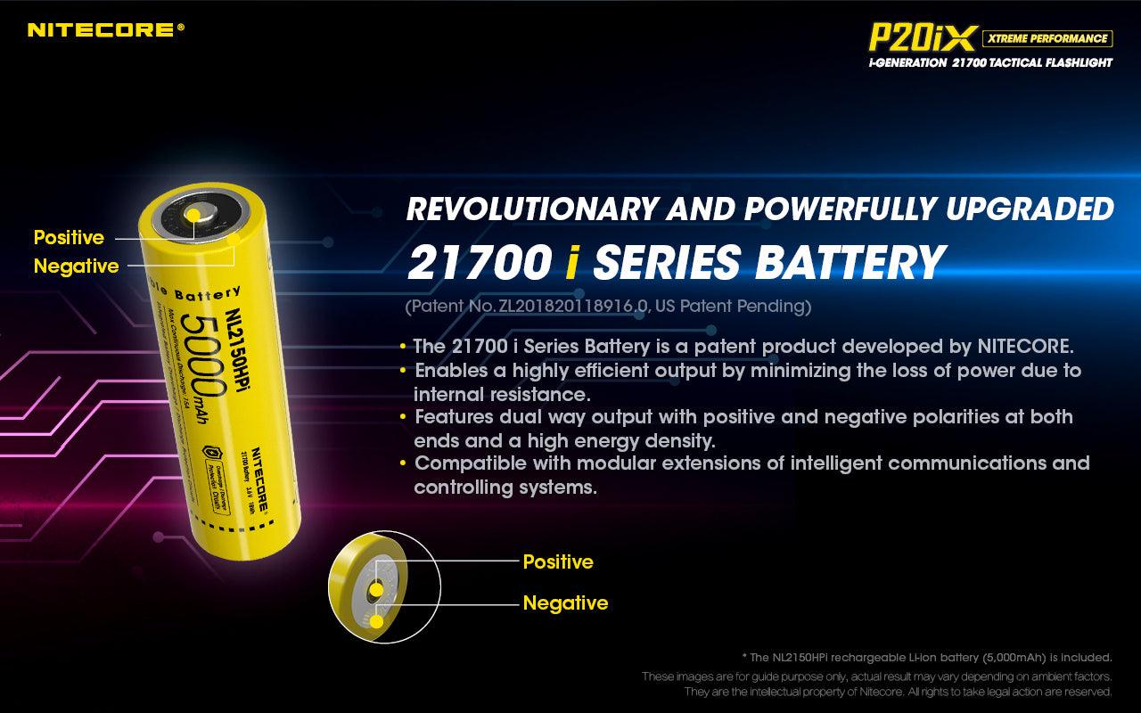 NITECORE P20iX TORCH + 5000MAH BATTERY + CABLE - NeonSales South Africa