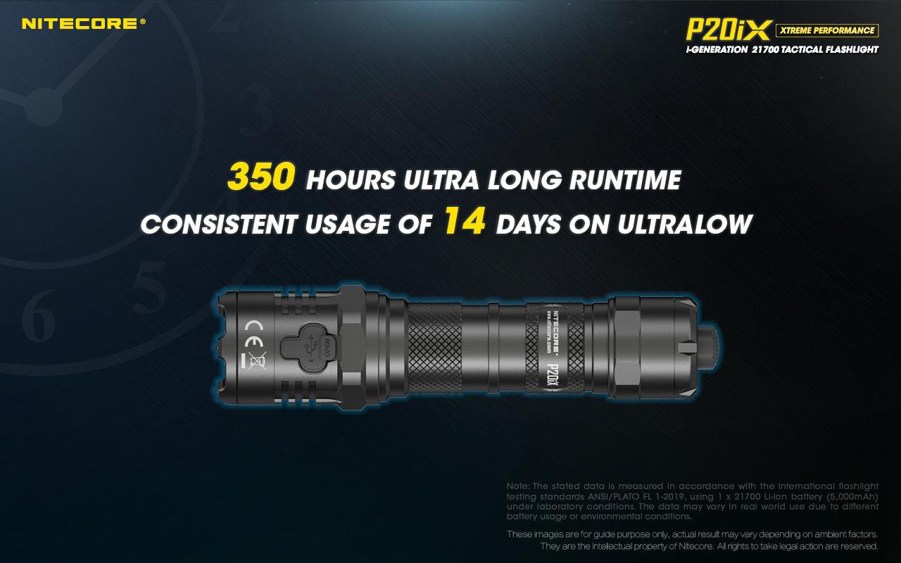 NITECORE P20iX TORCH + 5000MAH BATTERY + CABLE - NeonSales South Africa