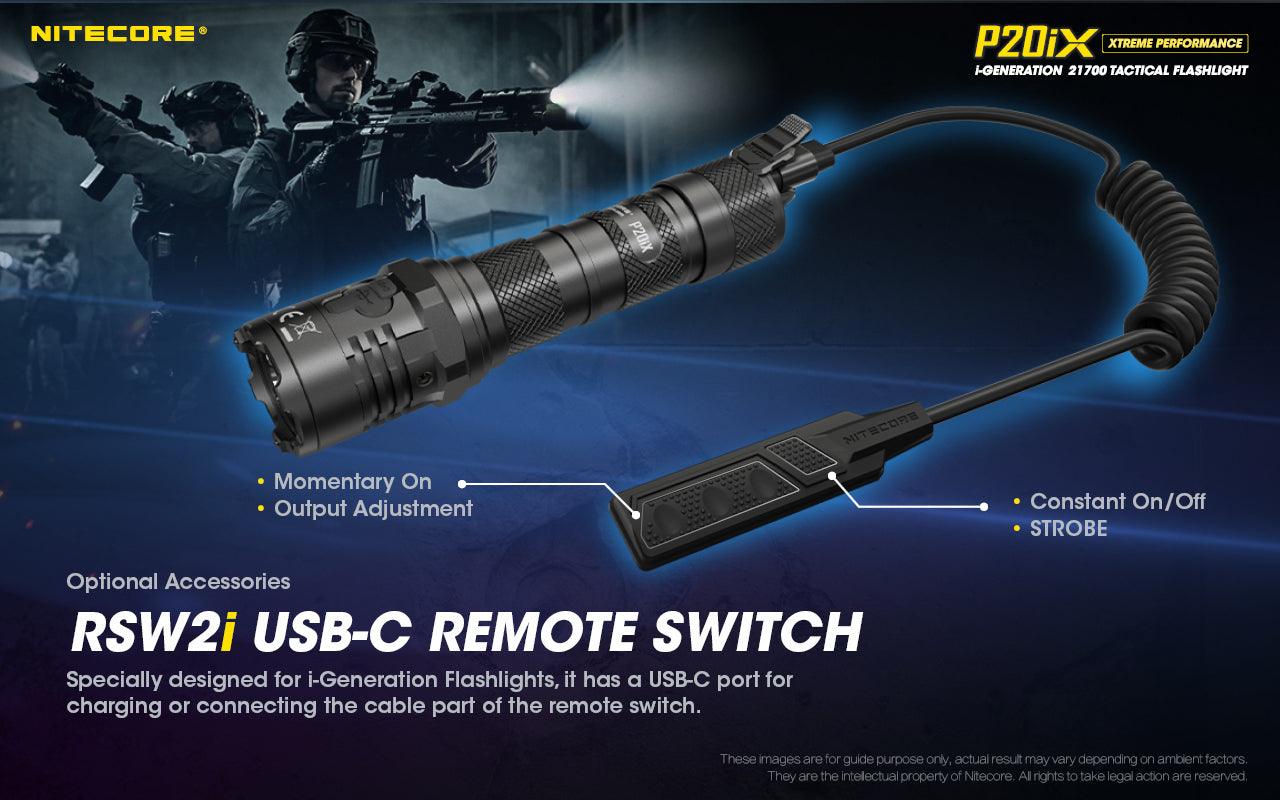 NITECORE P20iX TORCH + 5000MAH BATTERY + CABLE - NeonSales South Africa