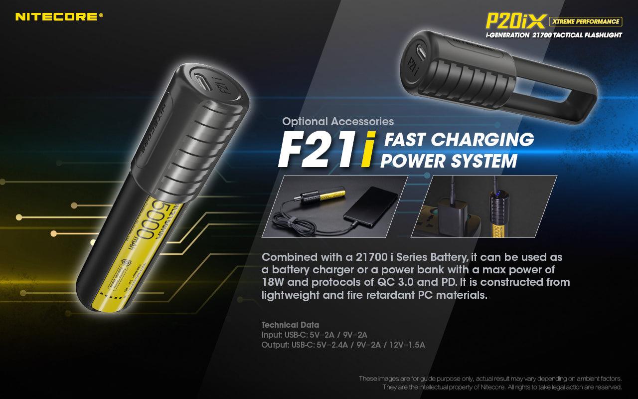 NITECORE P20iX TORCH + 5000MAH BATTERY + CABLE - NeonSales South Africa