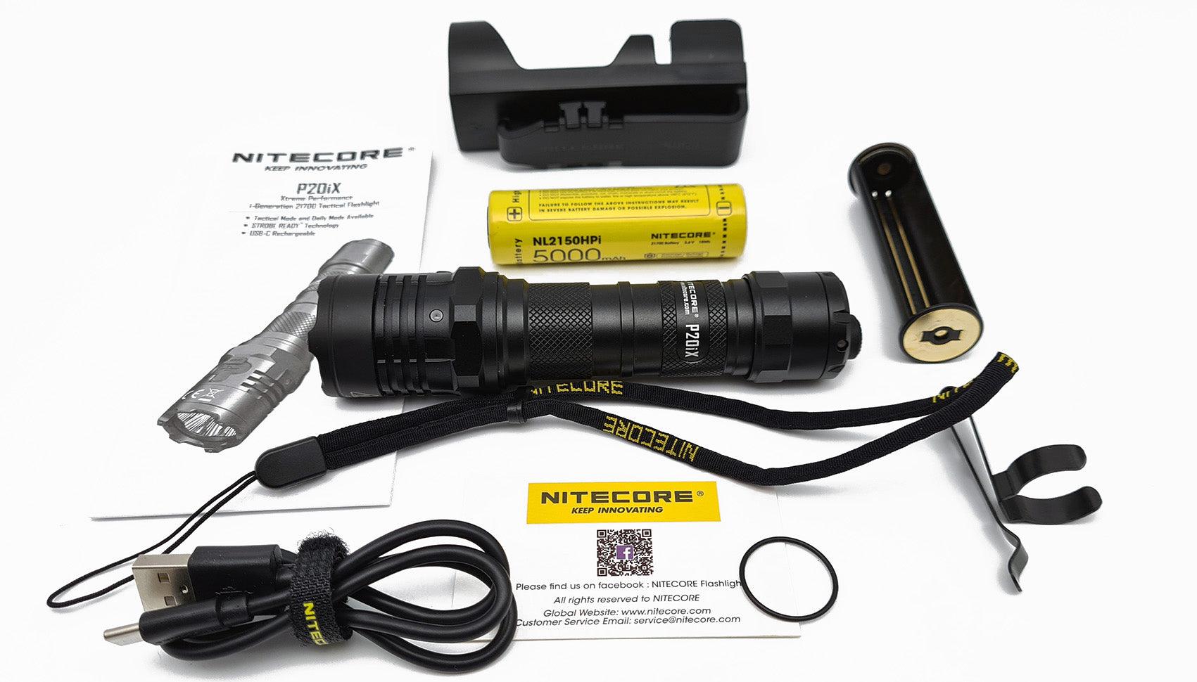 NITECORE P20iX TORCH + 5000MAH BATTERY + CABLE - NeonSales South Africa