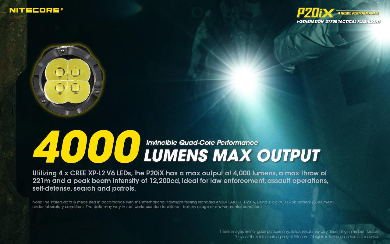 NITECORE P20iX TORCH + 5000MAH BATTERY + CABLE - NeonSales South Africa
