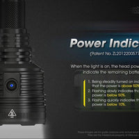 NITECORE P30I, 21700 SEARCHLIGHT, 2000 LM, 1000 M - NeonSales {{ shop.shopifyCountryName }}