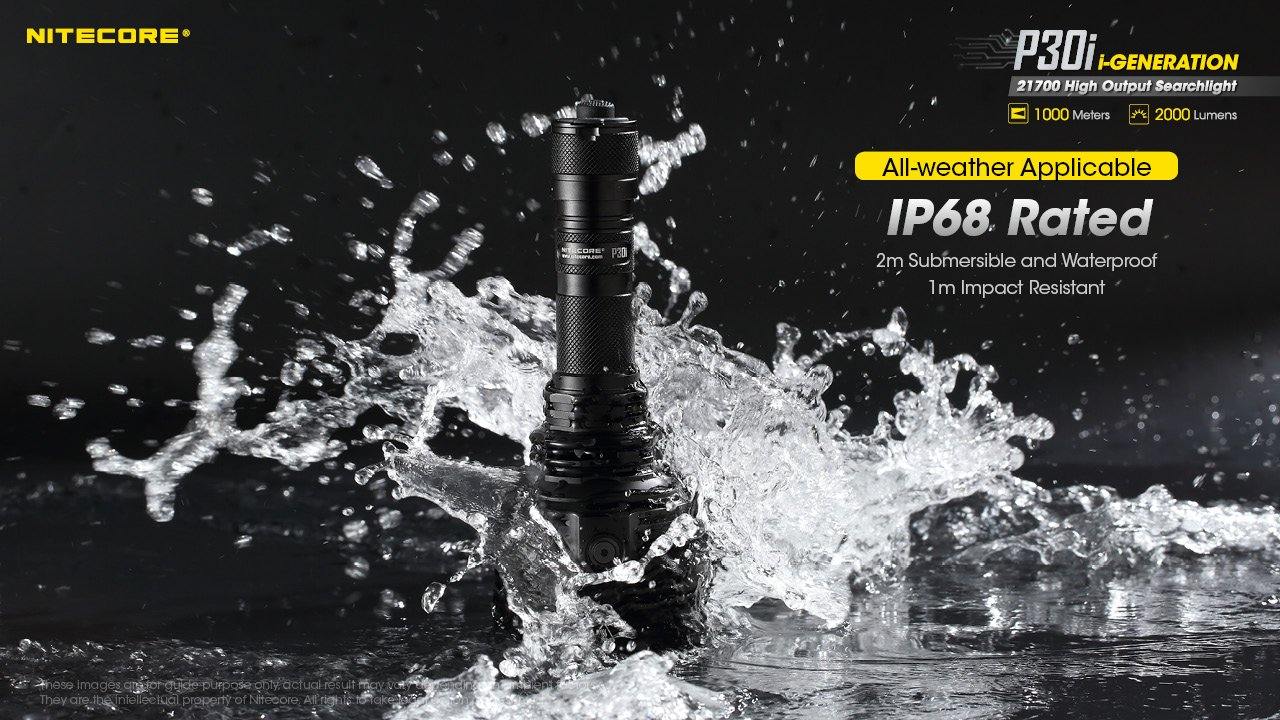 NITECORE P30I, 21700 SEARCHLIGHT, 2000 LM, 1000 M - NeonSales {{ shop.shopifyCountryName }}
