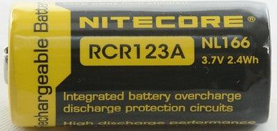 NITECORE RCR123 RECHARGEABLE 3.7V BATTERY 650MAH - NeonSales South Africa