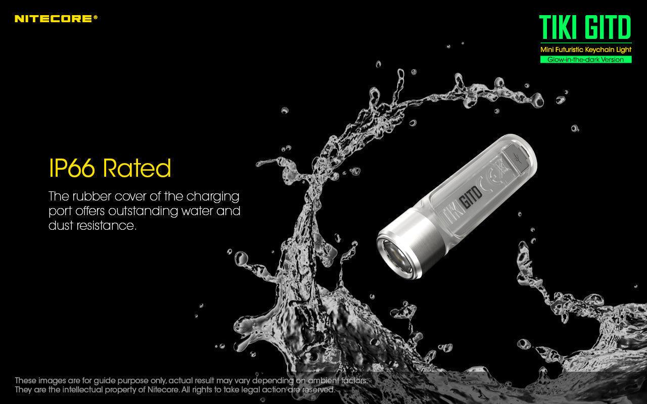 NITECORE TIKI GLOW-IN-THE-DARK 300 LUMEN - NeonSales South Africa