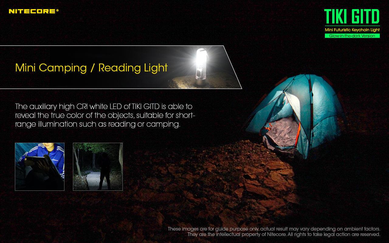 NITECORE TIKI GLOW-IN-THE-DARK 300 LUMEN - NeonSales South Africa