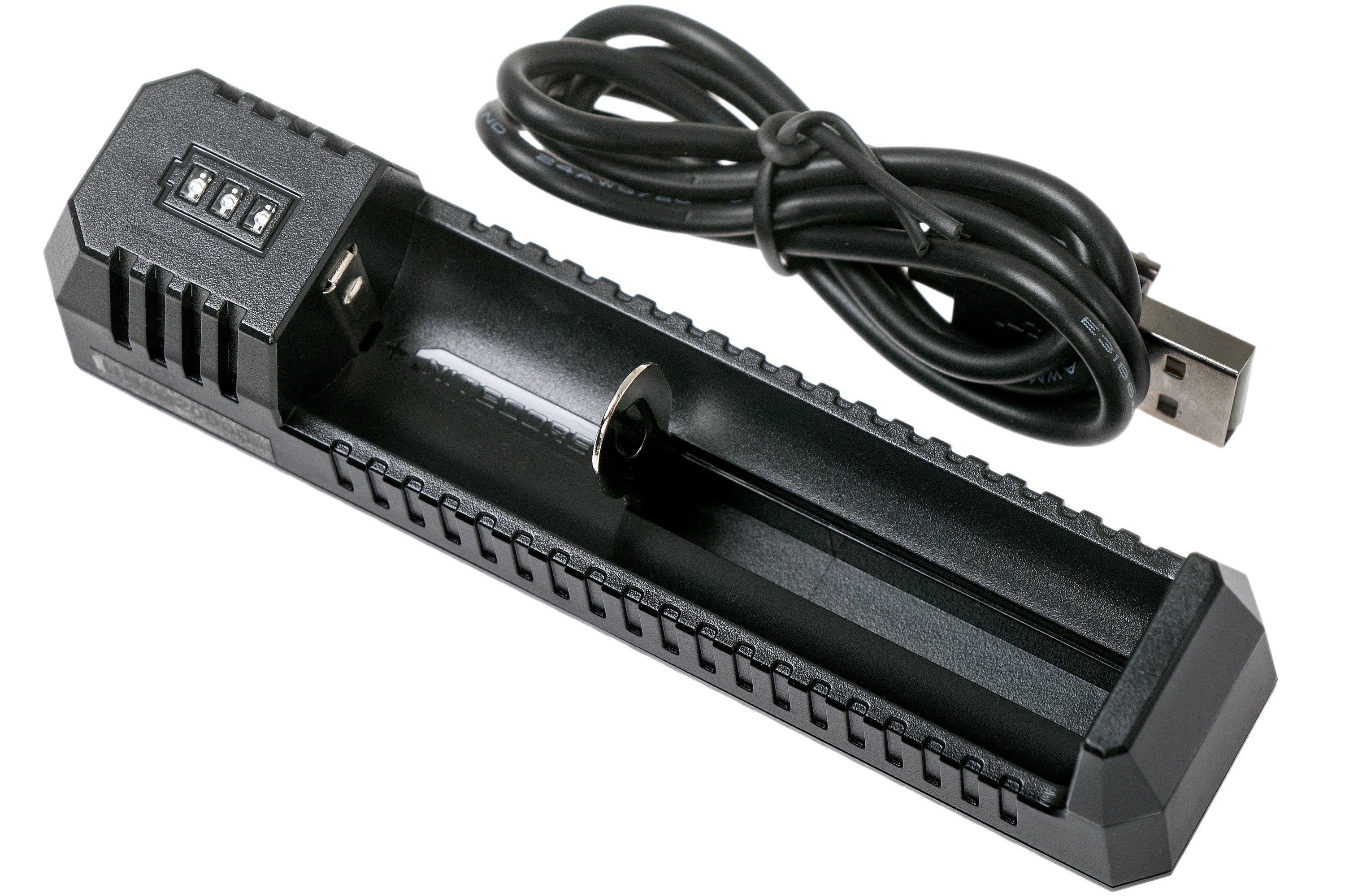 NITECORE UI1 BATTERY CHARGER + CABLE - 1 SLOT - NeonSales South Africa