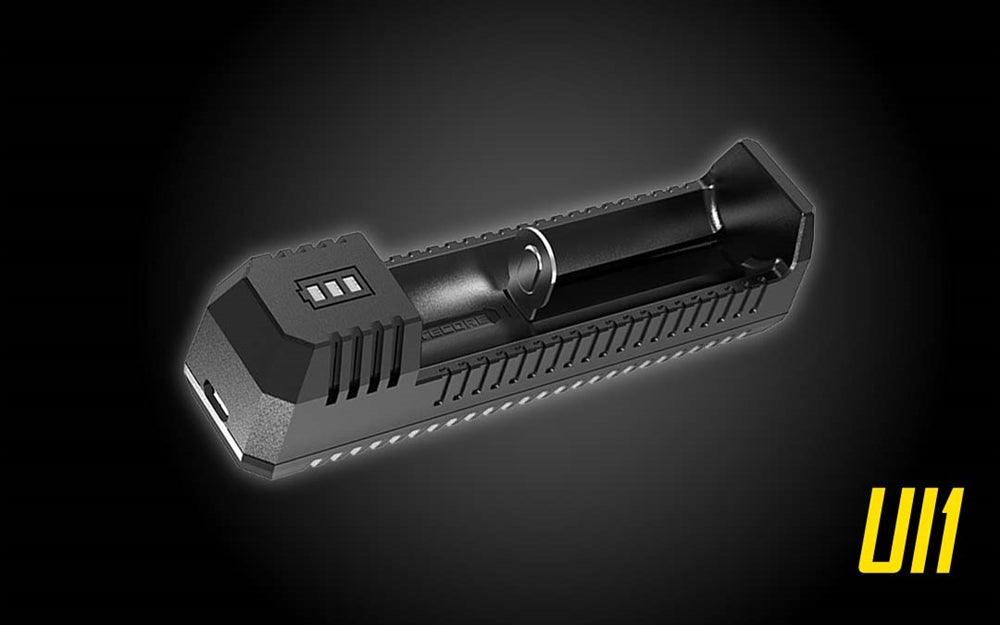 NITECORE UI1 BATTERY CHARGER + CABLE - 1 SLOT - NeonSales South Africa