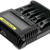 NITECORE UMS4 BATTERY CHARGER - 4 SLOT, MINI-USB - NeonSales {{ shop.shopifyCountryName }}