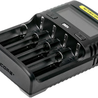 NITECORE UMS4 BATTERY CHARGER - 4 SLOT, MINI-USB - NeonSales {{ shop.shopifyCountryName }}