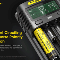 NITECORE UMS4 BATTERY CHARGER - 4 SLOT, MINI-USB - NeonSales {{ shop.shopifyCountryName }}
