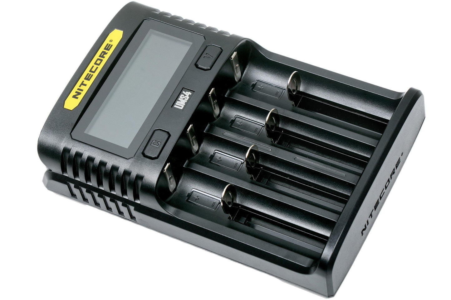 NITECORE UMS4 BATTERY CHARGER - 4 SLOT, MINI-USB - NeonSales {{ shop.shopifyCountryName }}