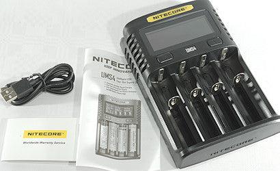 NITECORE UMS4 BATTERY CHARGER - 4 SLOT, MINI-USB - NeonSales South Africa