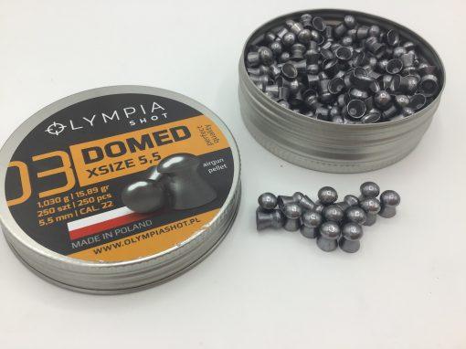 OLYMPIA 5.5MM SHOT DOMED PELLETS 15.89GR - 250'S - NeonSales {{ shop.shopifyCountryName }}