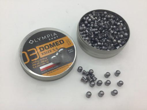 OLYMPIA 5.5MM SHOT DOMED PELLETS 15.89GR - 250'S - NeonSales {{ shop.shopifyCountryName }}
