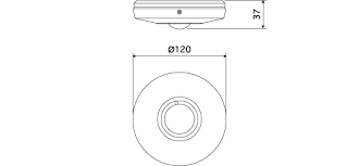 OPTEX FX 360 WIRED INDOOR 360 DEG CEILING PIR - NeonSales {{ shop.shopifyCountryName }}