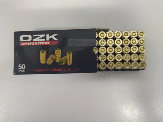 OZKURSAN BLANK CARTRIDGES, 9X22MM - 50's - NeonSales {{ shop.shopifyCountryName }}