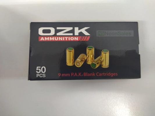 OZKURSAN BLANK CARTRIDGES, 9X22MM - 50's - NeonSales {{ shop.shopifyCountryName }}