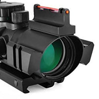PICATINNY SCOPE, 4X32 IR (RGB) W/ IRON SIGHTS - NeonSales {{ shop.shopifyCountryName }}